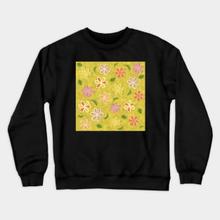 Flowery Crewneck Sweatshirt